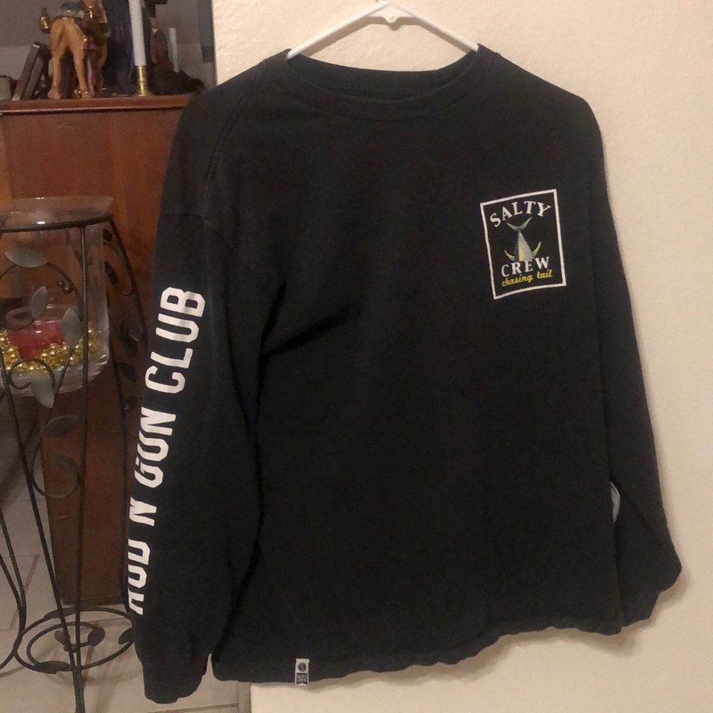 Large Black Salty Crew long sleeve